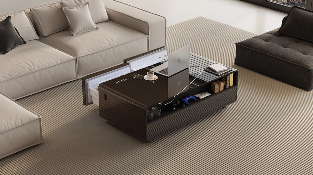 Save Space Without Compromising Functionality: How Cooltbl Mini Fridge Coffee Table Can Transform Your Living Room