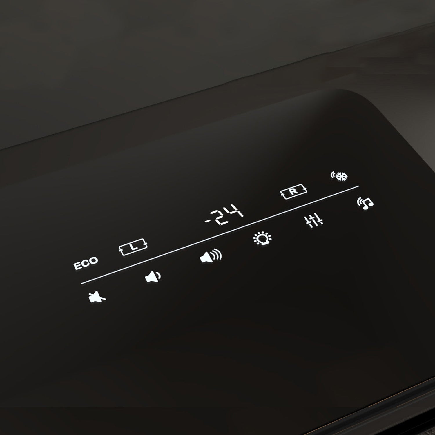 ST135Pro Smart Coffee Table Black|Refrigerated, Wireless Charging, Minimalist