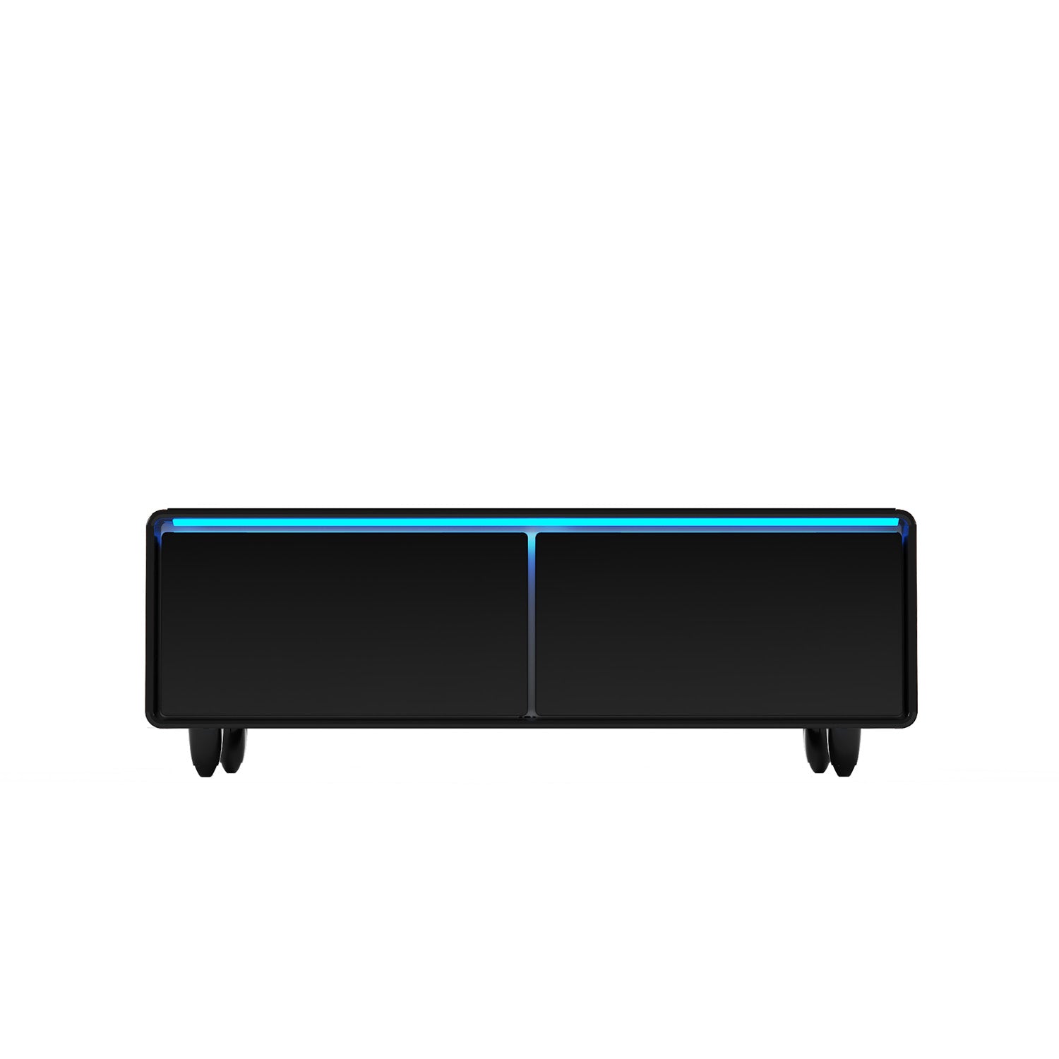 ST135Pro Smart Coffee Table Black|Refrigerated, Wireless Charging, Minimalist