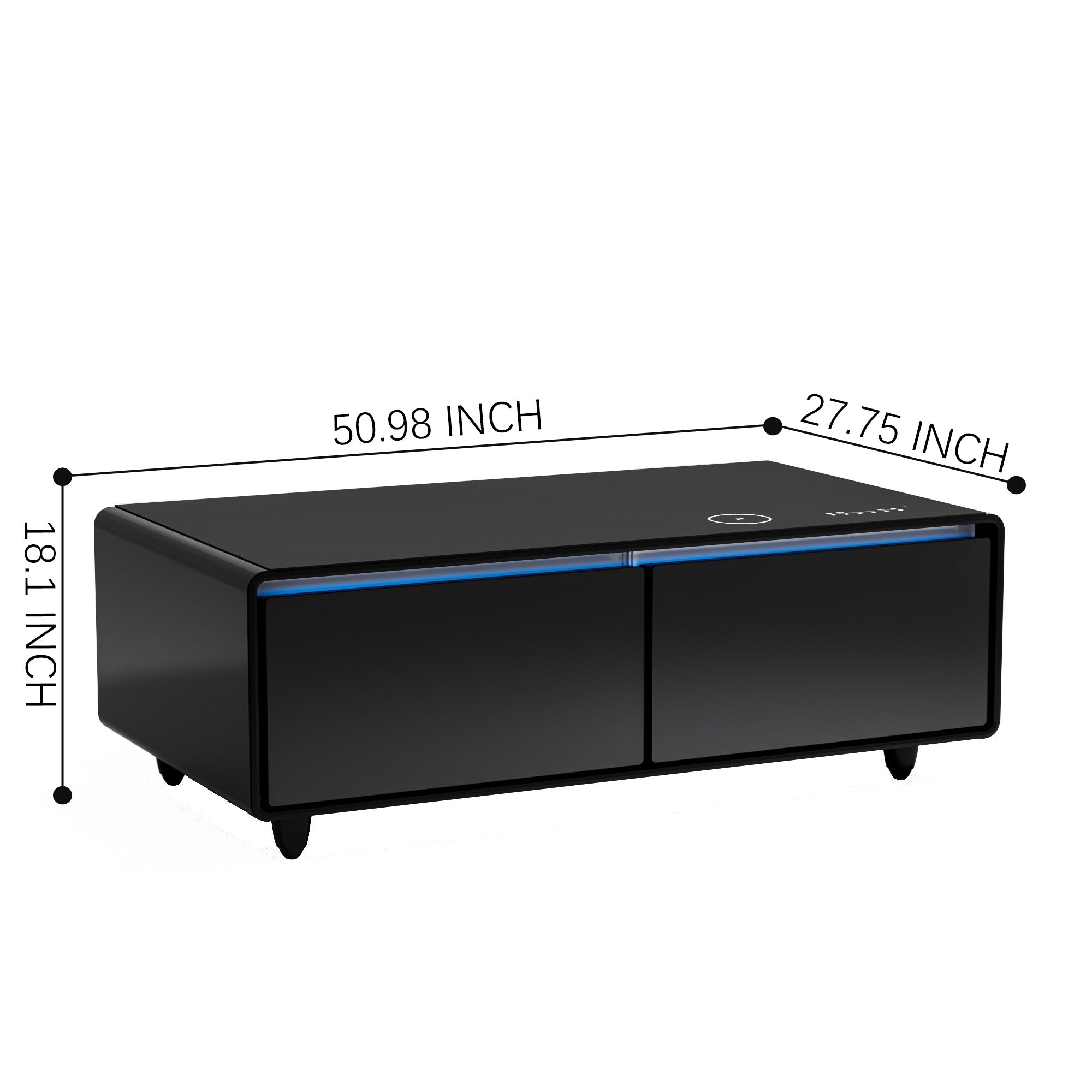 ST135Pro Smart Coffee Table Black