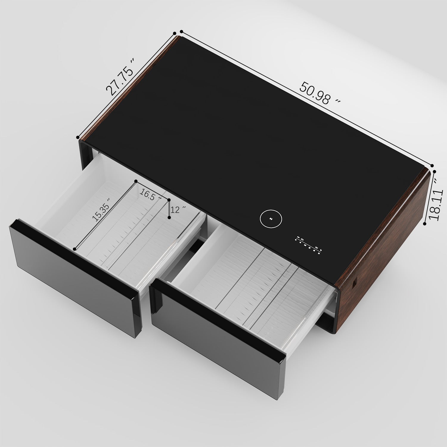 Table basse intelligente ST135Pro en bois